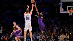 LeBron y AD fallan tiros libres, Franz Wagner anota un triple que fue la daga y el mermado Orlando acaba la racha de victorias de los Lakers