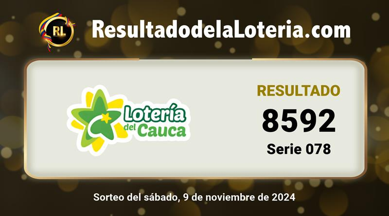 Resultado loterías del Cauca