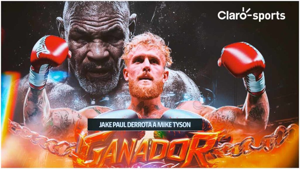 Jake Paul vence a Mike Tyson por decisión unánime | Claro Sports