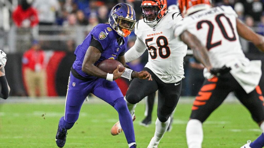 Lamar Jackson y los Ravens se llevan un duelo de ofensivas ante Bengals