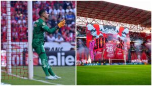 ¿Una navaja? Afición del Toluca lanza objeto a Luis Ángel Malagón