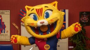 Barcelona presenta a ‘Cat’, la mascota del 125 aniversario 