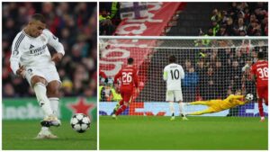 ¿La peor noche en la carrera de Mbappé? Así fue el penalti que falló ante el Liverpool