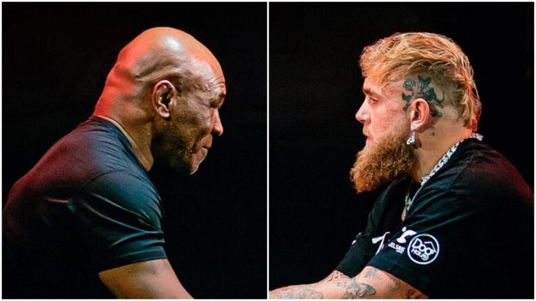 Mike Tyson y Jake Paul se declaran la guerra antes de su pelea en el Estadio de los Dallas Cowboys