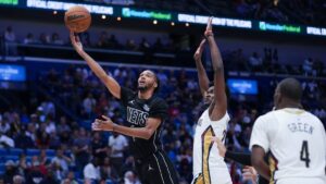 La puntería de Cam Thomas en el cierre ayuda a los Nets a superar 107-105 a Pelicans