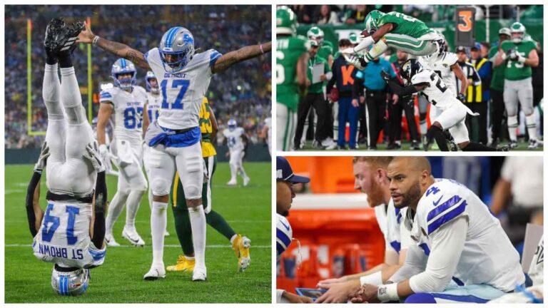 Las conclusiones de la Semana 9 de la NFL: los Lions conquistan la tundra, el increíble salto de Saquon, los Cowboys se siguen hundiendo…