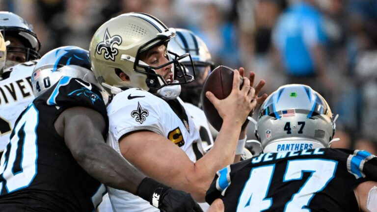 Bryce Young y los Panthers vencen a los Saints: Derek Carr es el primer quarterback que pierde ante 31 equipos diferentes