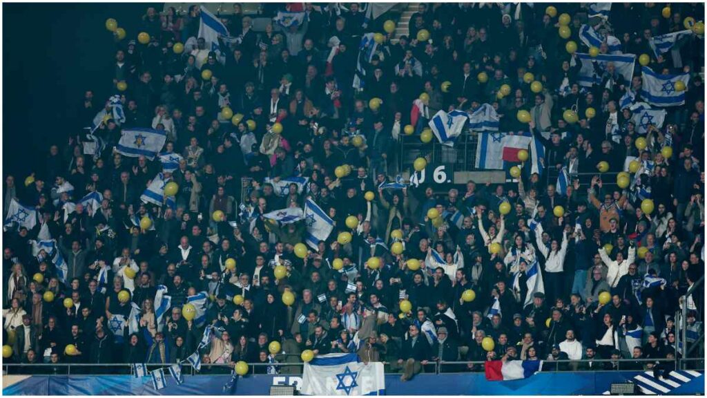 Pelea durante el Francia vs Israel, en la UEFA Nations League | Reuters