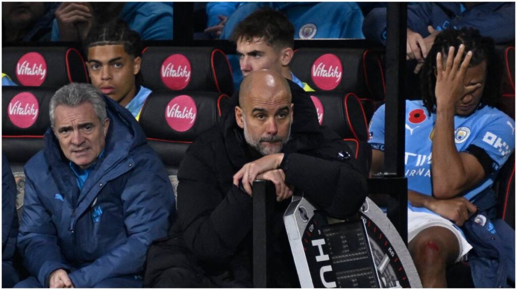 Pep Guardiola, triste por la derrota del Manchester City | Reuters