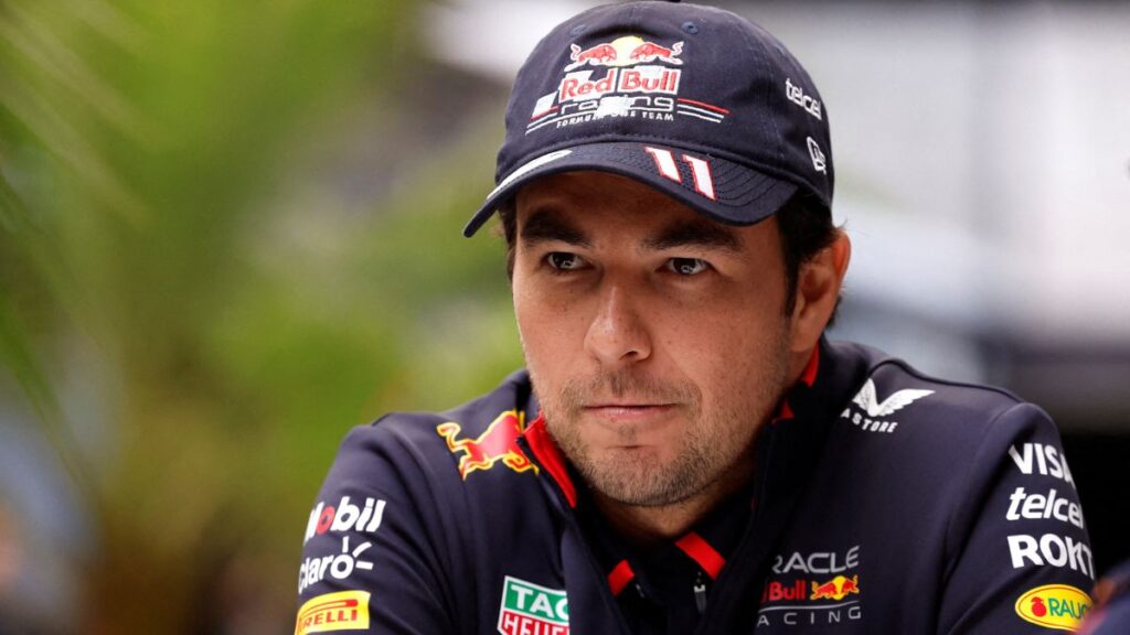 Checo Pérez con Red Bull