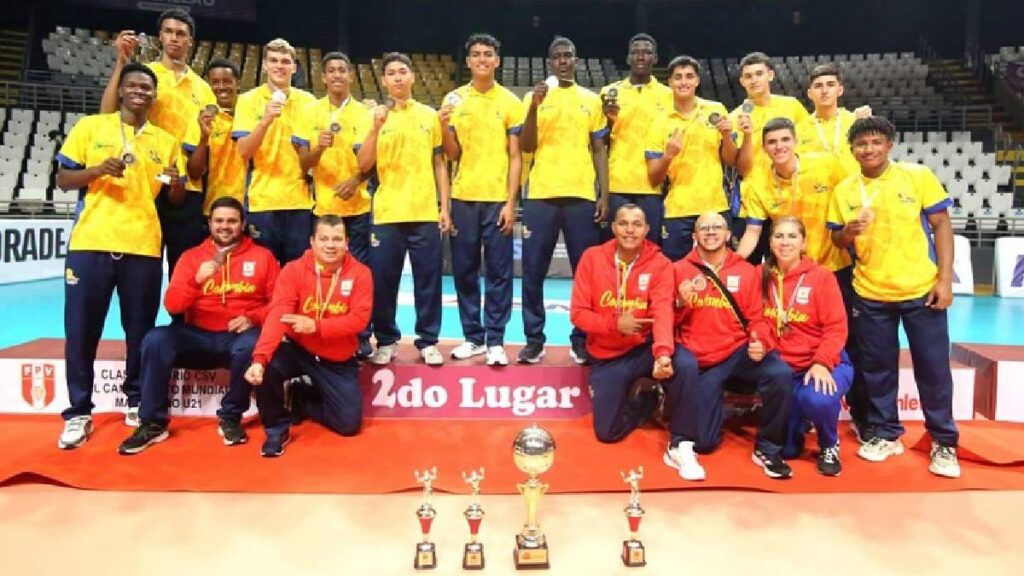 Colombia subcampeón del Sudamericano Sub 21 de Voleibol