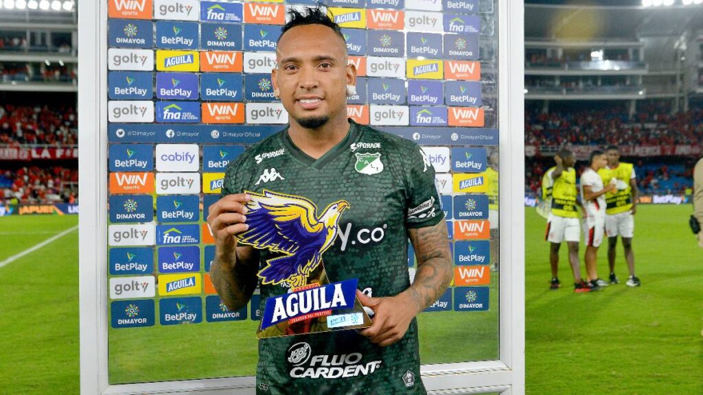 Jarlan Barrera con el Deportivo Cali / Vizzor