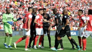 Alineaciones confirmadas del partido América de Cali vs Santa Fe