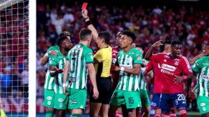 Con uno menos, Atlético Nacional sostiene la ventaja y es finalista de la Copa BetPlay 2024