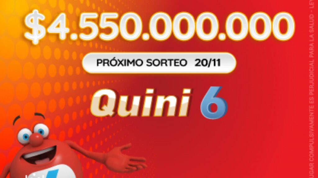 Resultados Quini 6 hoy 20 de noviembre: controlar tu jugada, sorteo número 3219