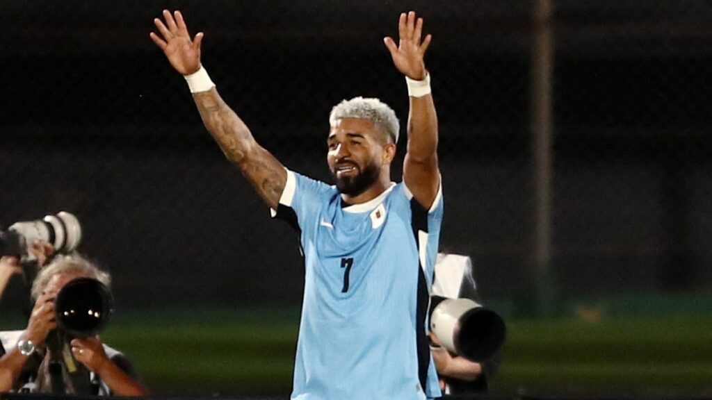 Rodrigo Aguirre, emocionado tras marcar su primer gol con Uruguay: "Lo que siempre soñé"