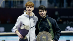 El divertido cara a cara entre Jannik Sinner y Carlos Alcaraz, previo al ATP Finals