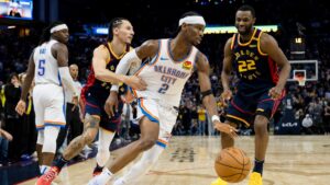 Gilgeous-Alexander y el Thunder se aprovechan de la ausencia de Curry para vencer a los Warriors