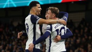 ¡El verdugo de Guardiola! Tottenham le entrega su quinta derrota consecutiva al Manchester City