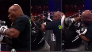 El aterrador sparring de Mike Tyson previo a la pelea con Jake Paul