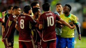 Vinicius falla de penalti y Venezuela consigue un agridulce empate ante Brasil