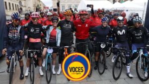 Las voces de los protagonistas del Gran Fondo de Egan Bernal en Bogotá