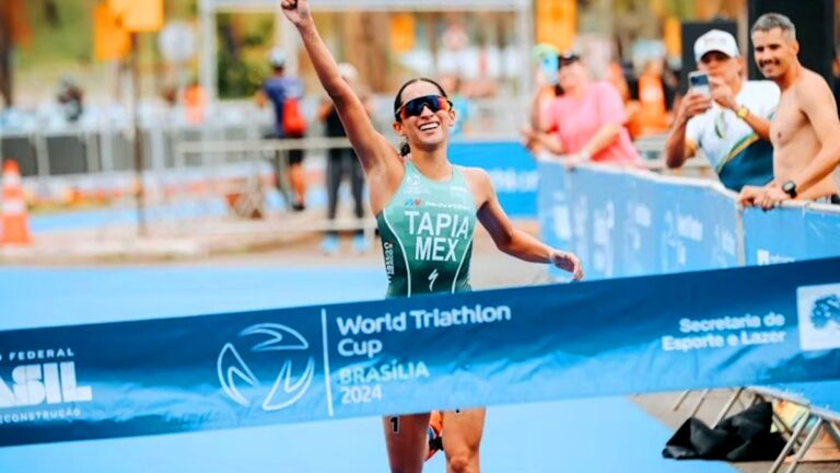 ¡Con sabor mexicano! Rosa María Tapia conquista la Copa del Mundo de Triatlón en Brasil