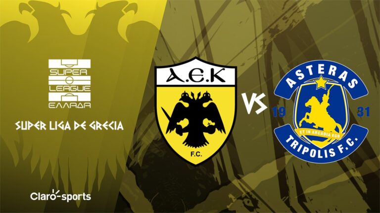 AEK Atenas vs Asteras, streaming en vivo la jornada 11 de la Súper Liga de Grecia