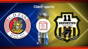 FAS vs Once Deportivo en vivo: Fecha, hora y dónde ver la final de IDA de la Liga de El Salvador 2024