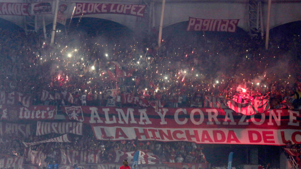 Hinchas de América de Cali. - Vizzor Image.