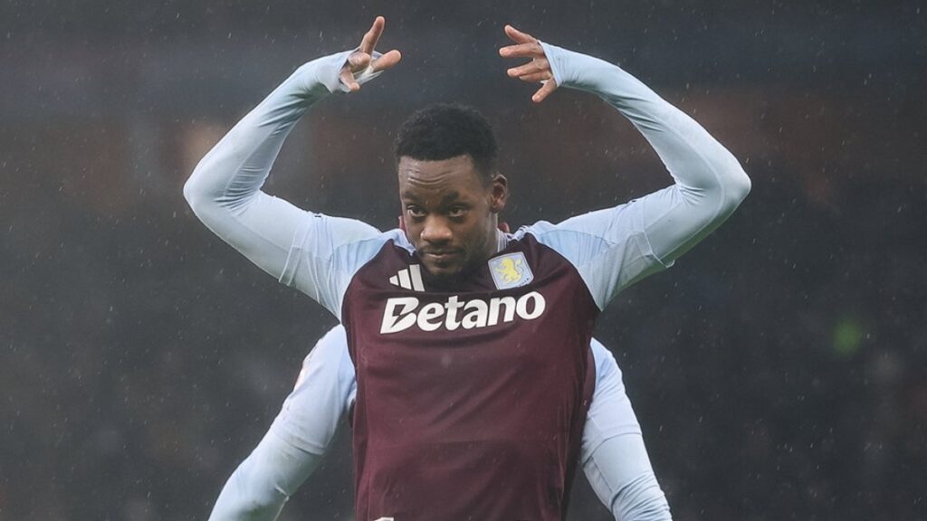 Jhon Jader Durán celebrando su gol | Aston Villa.