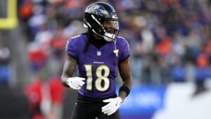 Los Ravens suspenden a Diontae Johnson tras negarse a entrar al encuentro ante Eagles