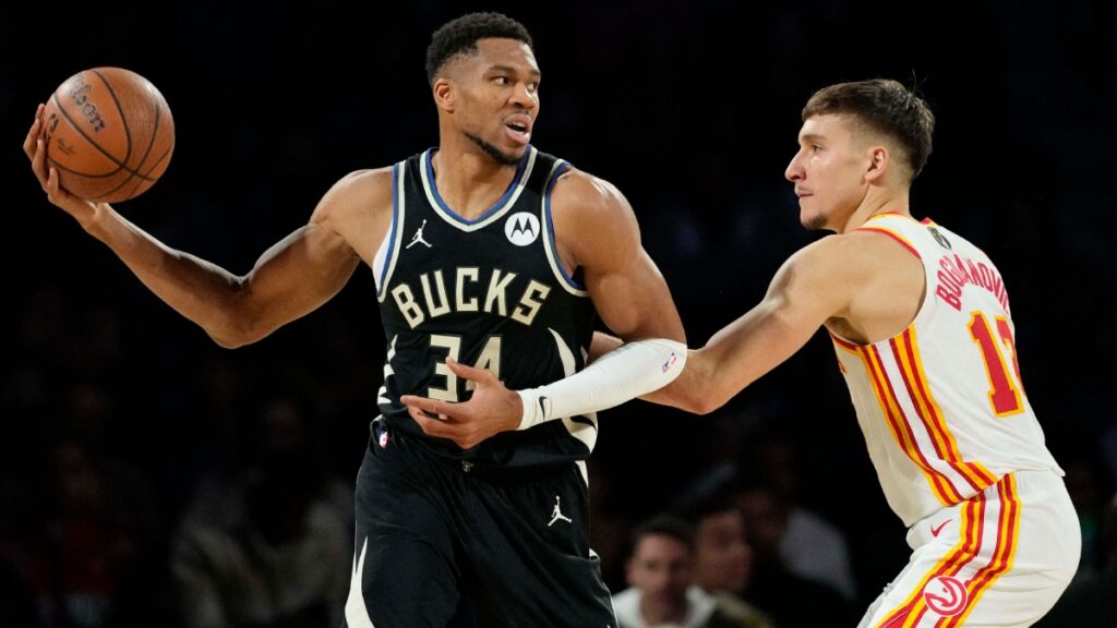 ¡Partidazo! Antetokounmpo coloca a los Bucks en la final de la NBA Cup tras vencer a los Hawks