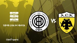 OFI Creta vs AEK Atenas: Jornada 14 de la Super Liga de Grecia, en vivo