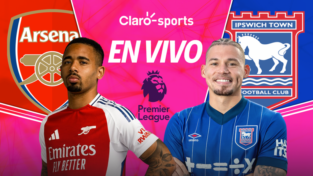 Arsenal vs Ipswich Town, en vivo la Premier League. Claro Sports