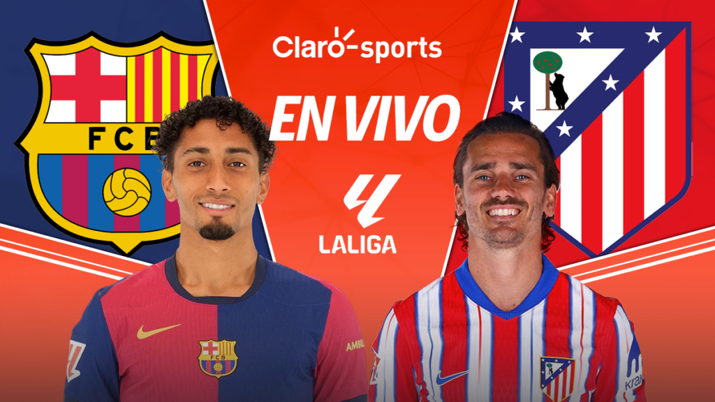 Barcelona vs Atlético de Madrid, en vivo LaLiga. Claro Sports