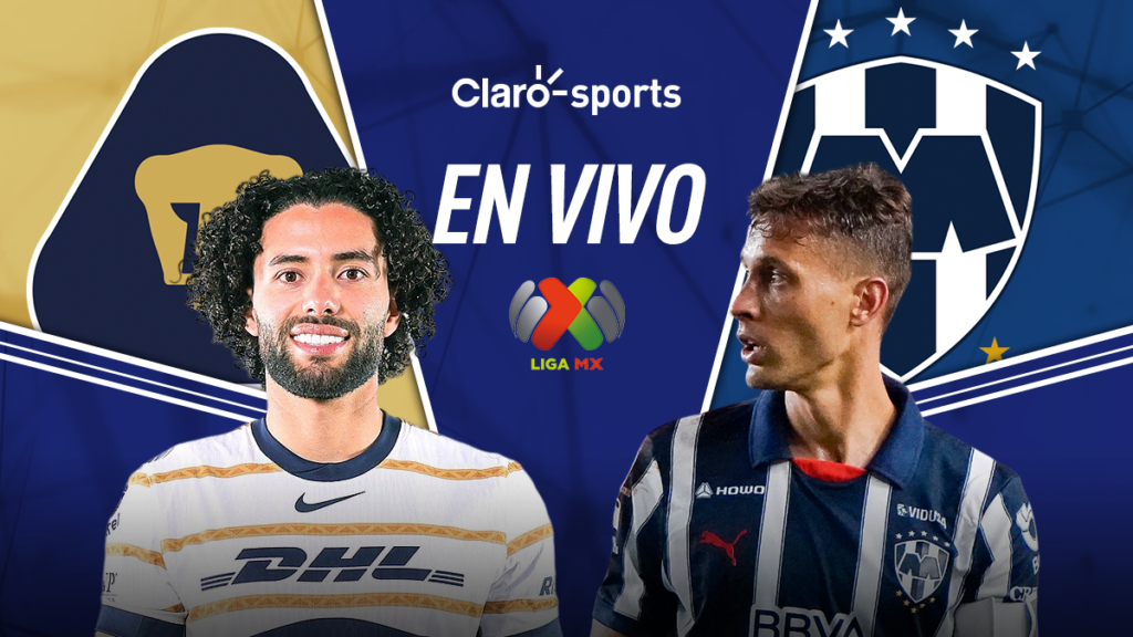 Pumas vs Monterrey, en vivo cuartos de final del Apertura 2024. Claro Sports