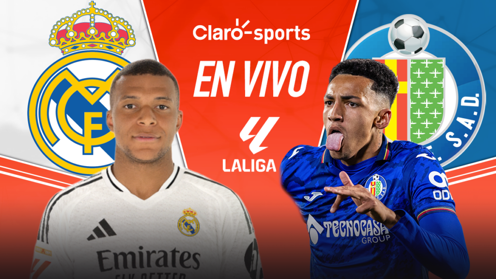 Real Madrid vs Getafe, en vivo LaLiga. Claro Sports