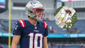 Así fue el brutal golpe que dejó lesionado a Drake Maye en el Chargers vs Patriots