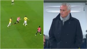 El fallo de Samet Akaydin que terminó en gol de Iñaki Williams y dejó perplejo a José Mourinho