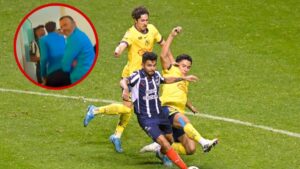 Así fue el momento exacto en que Tecatito y Canales irrumpieron en el vestidor de Víctor Cáceres para reclamar por el arbitraje en la final de Liga MX