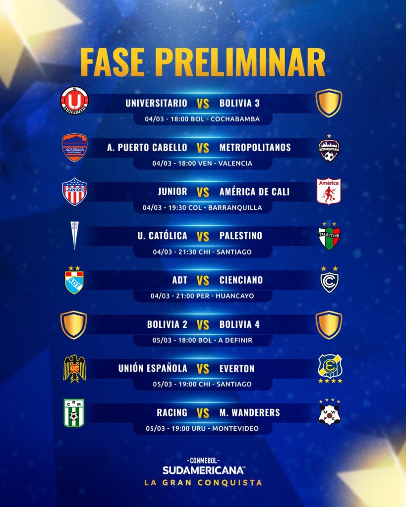 Programación Copa Sudamericana