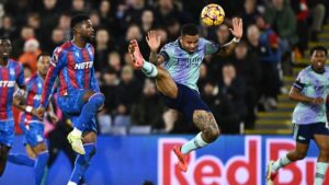 Crystal Palace extraña a Daniel Muñoz y Jefferson Lerma se apaga en la goleada de Arsenal