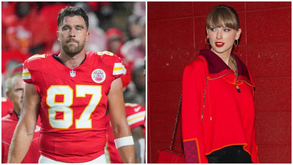 Travis Kelce es presionado en redes sociales para que le proponga matrimonio a su novia la cantante Taylor Swift.