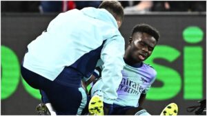 Mikel Arteta lamenta la lesión de Bukayo Saka, en medio de la pelea del Arsenal por la Premier League