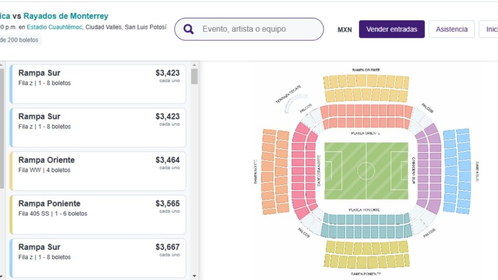 ¡Más del doble! El precio de los boletos en reventa para la final de ida entre América y Monterrey