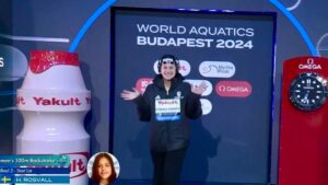 ¡Lluvia de récords! La mexicana Miranda Grana establece nueva marca nacional en los 100m dorso en el Mundial de Natación Budapest 2024