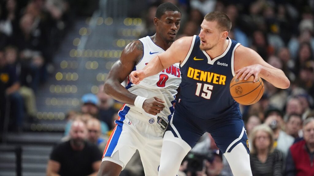 Nikola Jokic y Jamal Murray lideran triunfo de los Nuggets sobre Pistons