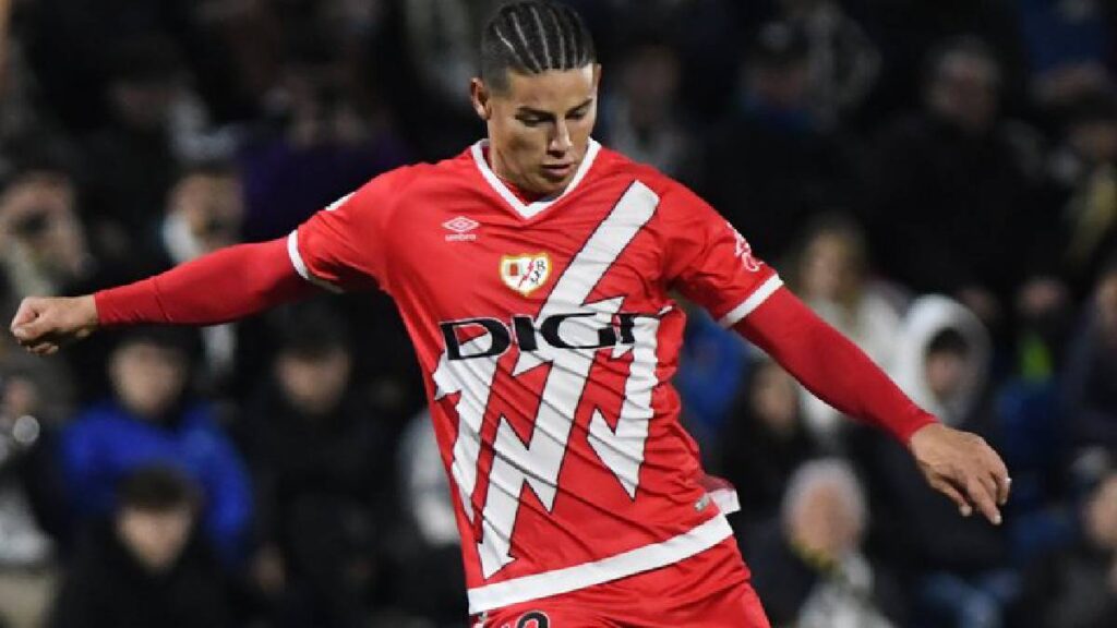 James Rodríguez en el Rayo Vallecano / Foto: Rayo Vallecano