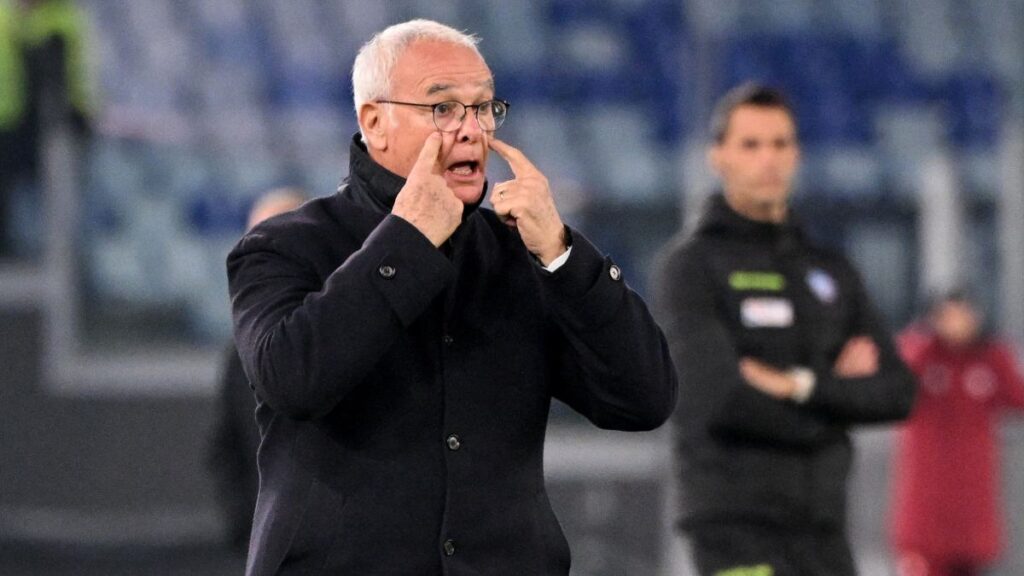 Claudio Ranieri, técnico de la Roma